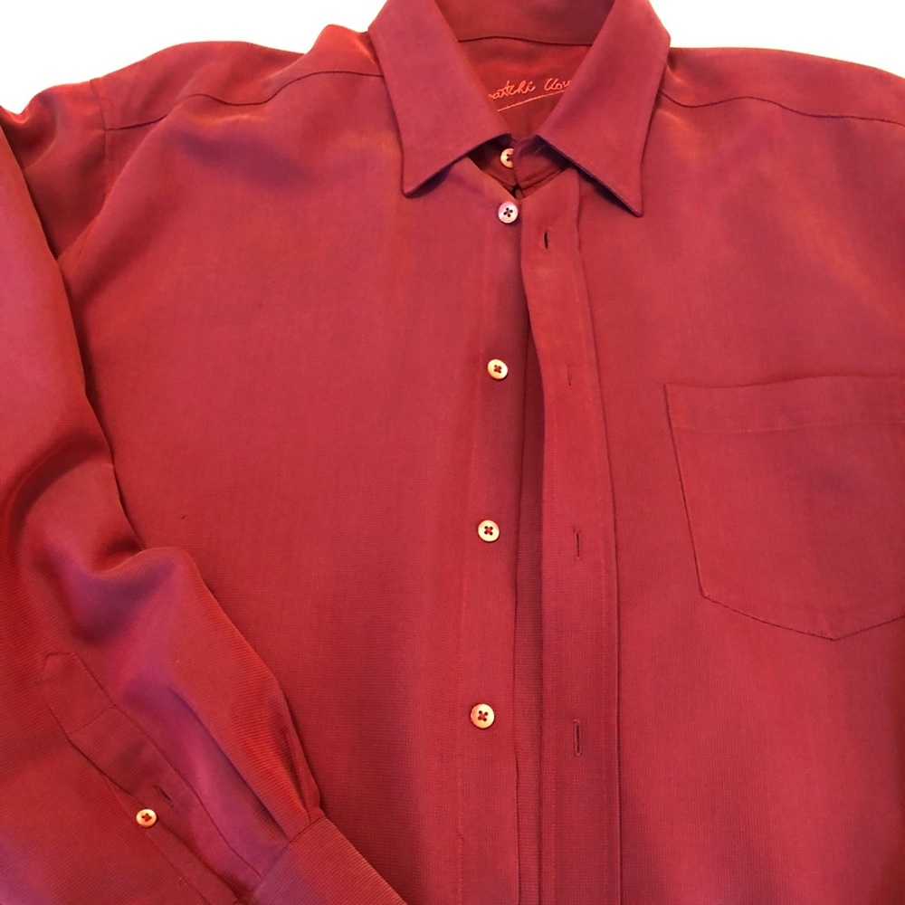 Bugatchi long sleeve, modal/polyester